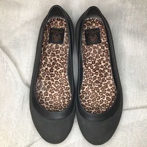 Black Ballet Flat Crocs